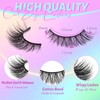 Losha Lashes Wispy Cat Eye Lashes 3D Natural False Eyelashes