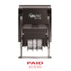 Veltec Self-Inking Rubber Date Stamp with Phrase and Date (RED,
