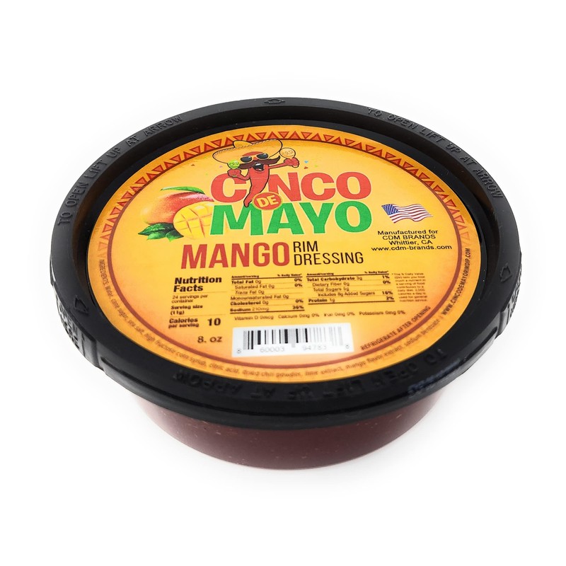Cinco de Mayo Mango Rim Dip Cocktail Rim Dressing (1