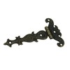 Savagrow 2pcs Retro T-Strap Hinges 4.45" Antique Decorative Bronze Hinges