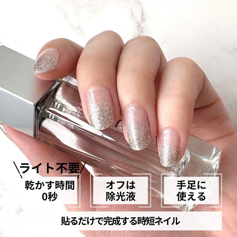 INCOCO Parrot Nail Seal, Just Stick, Nail Polish, No Hardening