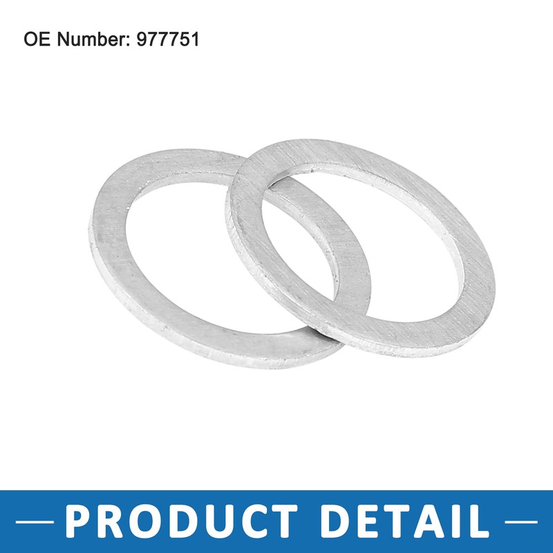 A ABSOPRO Pack of 10 Car Oil Drain Screws Gasket