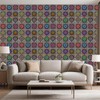 CHGCRAFT 36 Pcs 9 Style Tile Stickers Geometric Patterns Peel