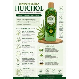 Shampoo Huichol Artesanal De Sabila Anticaida Original
