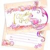 Olivia Samuel 20 x Mermaid 1st Birthday Party Invitations from