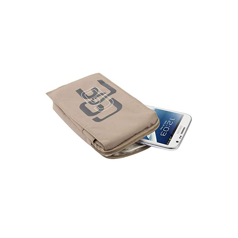 DFV mobile - Multi-Functional Vertical Stripes Pouch Bag Case Zipper