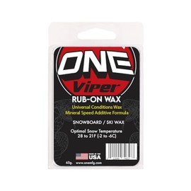 Viper Rub-on Snowboard-Ski wax Universal Conditions-Mineral Speed Additives for added speed and glide. Anti-Static properties. Cork pad 40g