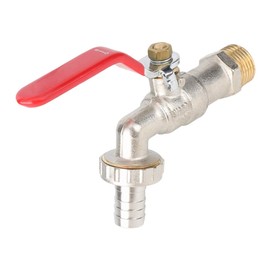 Garden Faucet - G1/2" Outside Garden Tap Easy Turn On/Off Lever Handle Water Supply Faucet