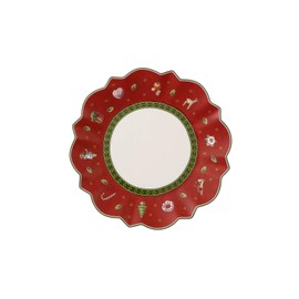 Villeroy & Boch Toy's Delight Bread and Butter Plate, Red, Round