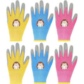 [Xiaozuoyue] Gardening Gloves, 3 Pairs Rubber Coated Gardening Gloves, Multi-functional Light Grip Gloves, Sand Digging, Sea Fishing, Outdoor Play