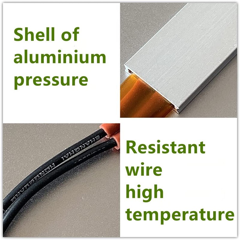Jadeshay PTC Heating Element-AC/DC 12V Thermostatic Aluminum Shell Ceramic Heating