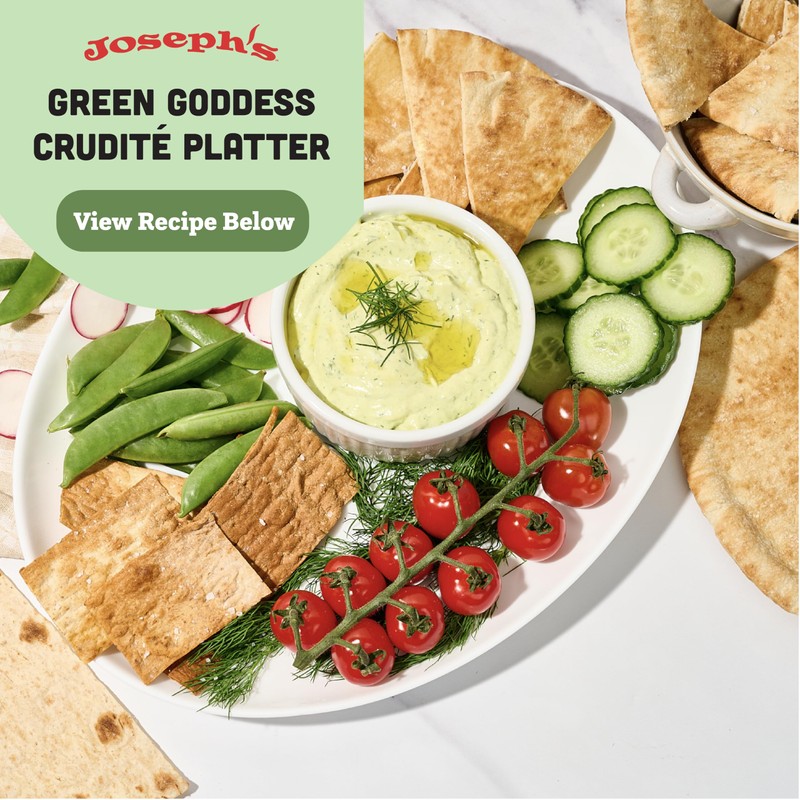 Joseph's Low Carb Mini Pita Bread 3-Pack, Flax Oat Bran