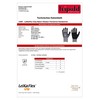 LeiKaFlex Grip 1469 Nylon Elastane Fine Knit Gloves with Nitrile