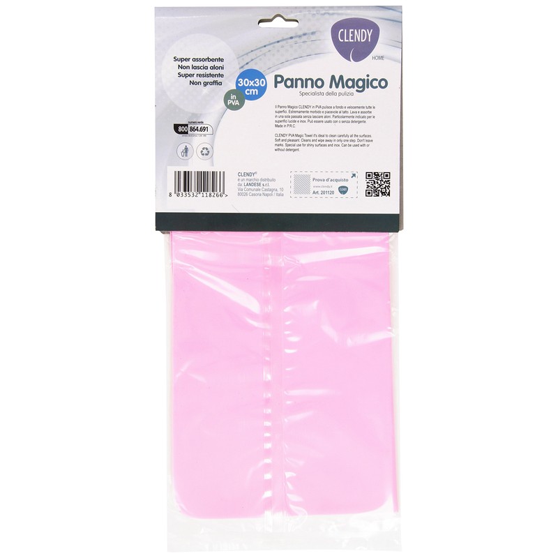 Clendy Magic PVA Cloth, 30 x 30 cm, Assorted Colours