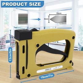 Point Driver for Photo Framing, Nail Gun for Pictrue Frame with 1000 Flexible Points, Household Small Framing Stapler for Rigid Framers, DIY Tools