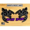 UsaStandard 345 Hornet Badges Emblem BEE (2) Purple Eye BADGES
