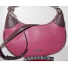 Coach CJ864 Mara Hobo Shoulder Crossbody Bag Light Raspberry Contrast