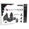 Magna-Tiles Rare Solid BLACK Magna-Tiles 32-Piece Black toy set (15032)