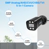 Hiseeu HD 5MP Analog/AHD/CVI/XVI 2560 TVL Wired Security Camera Outdoor