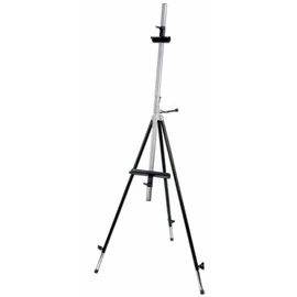 Creative Mark Napoli Art Easel for Adults - Heavy Duty Steel Easel for Vertical or Horizontal Painting - Fits Canvases up to 28" - Black Chromium Plated & Varnished Steel w/Carrying Case