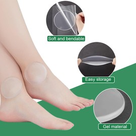 CATOR Pack of 2 Ankle Gel Discs, Ankle Gel Pads for Boots, Figure Skating Accessories, Ankle Gel Pad Relieve Pressure and Improve Blood Circulation, Ankle Gel Pad for Ice Skating
