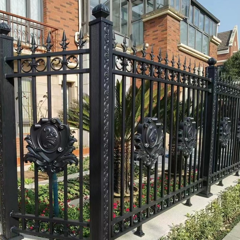 Fence Finials Trident Spear High-Impact Aluminium Alloy Black Finial Fence