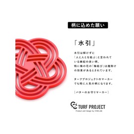 Golf Marker [Metal Marker for Luck] Product Name: #GOOD LUCK Mizuhiki #Increase Concentration #Perfect Gift #Brighten Around Face #Stainless Steel 1.6 inches (40 mm) #Fluorescent Coral Red # Attach to