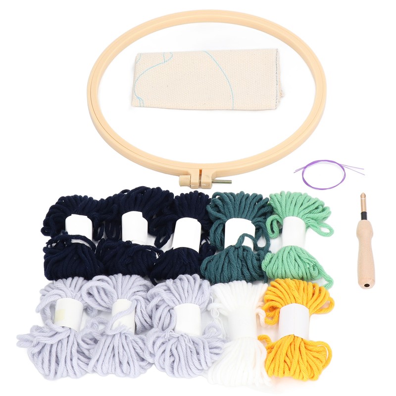 Punch Needle Embroidery Kits Exercise Patience Reusable Embroidery Punch Needle