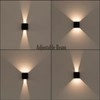 Quickway Imports Modern Wall Sconce LED Waterproof Wall Lamp Aluminum
