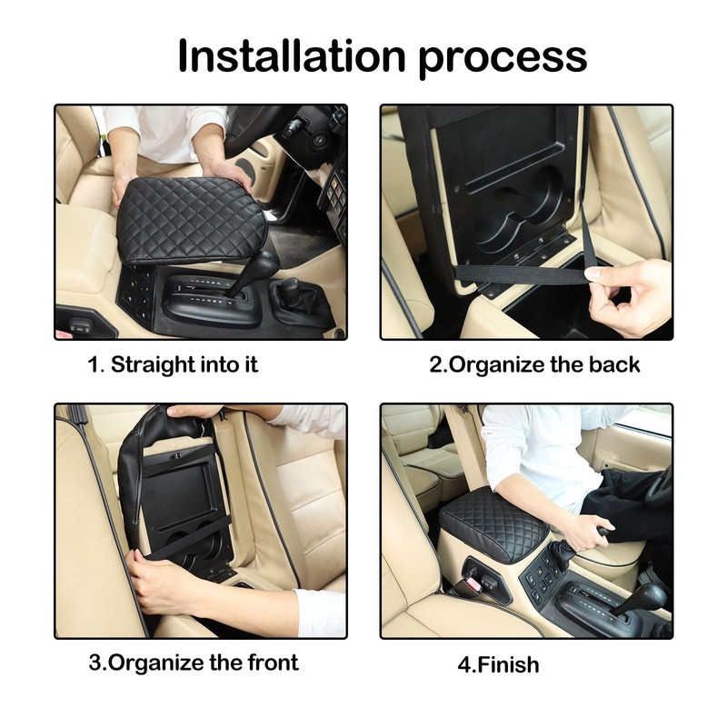 Heutamo Center Console Armrest Box Cover Compatible with Land Rover