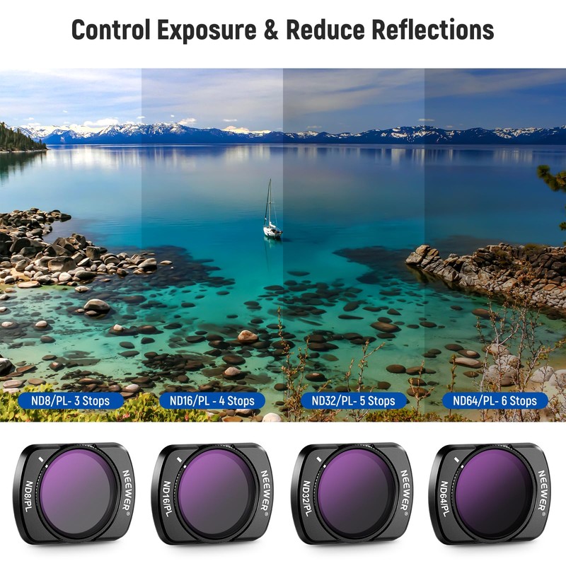 NEEWER Magnetic ND Filter Set, Compatible with DJI Osmo Pocket