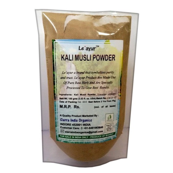 Musli Powder, Kali Musli Powder 100 Gm,(Curculigo orchiodes), 100% Original