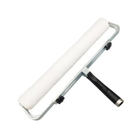 Rodillo de pintura de 45 cm con marco de rodillo, marco de aleación de aluminio, cubierta de cepillo de microfibra para pintar paredes, estilo A