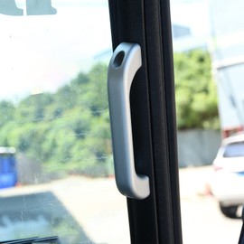 Aluminum Alloy Car Interior Door Grab Handle Frame Trim For Land Rover Defender 110 90 Car Accessories (Silver)
