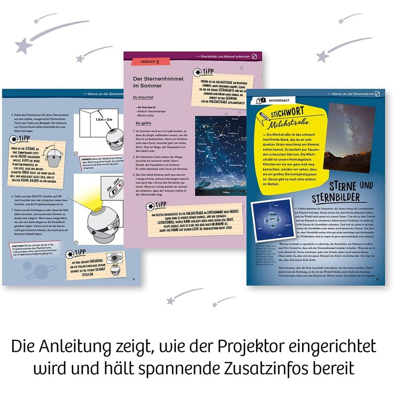 Kosmos 671549 Planetarium Projector with 2 Interchangeable Star Maps, Exciting