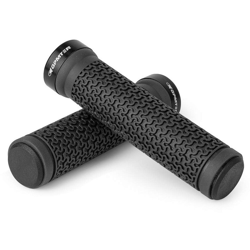 GPMTER Bike Handlebar Grips, Single Lock-on Bicycle Grips Handle Bar