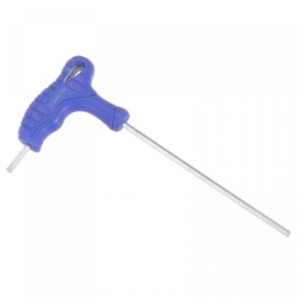 sourcing map 3mm Hex Key T-Handle Dual End Wrench Spanner, Metric CR-V Steel