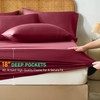 EcoBedsoNight 100% Viscose Derived from Bamboo Sheets Queen Size, Soft