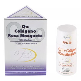D Fers Crema Facial Q-10 Con Colágeno Y Rosa Mosqueta D Fers 50ml