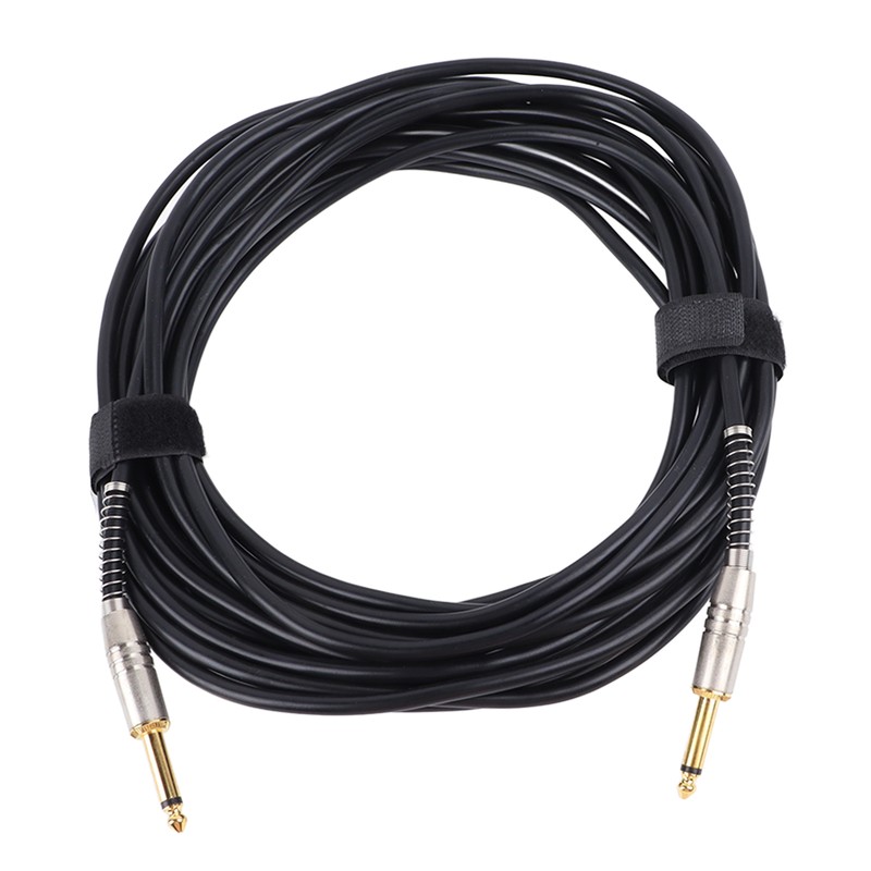 6.35mm Instrument Cable Noise Reduction Audio Device Connection Cable for