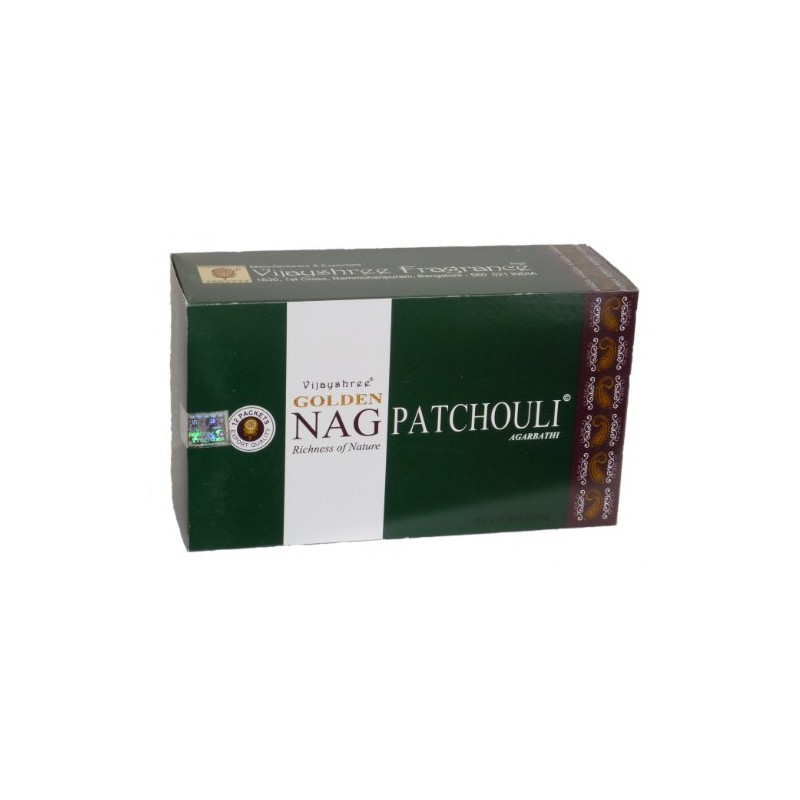 180gms Box Of Golden Nag Patchouli Räucherstäbchen Agarbathi-in Lager und