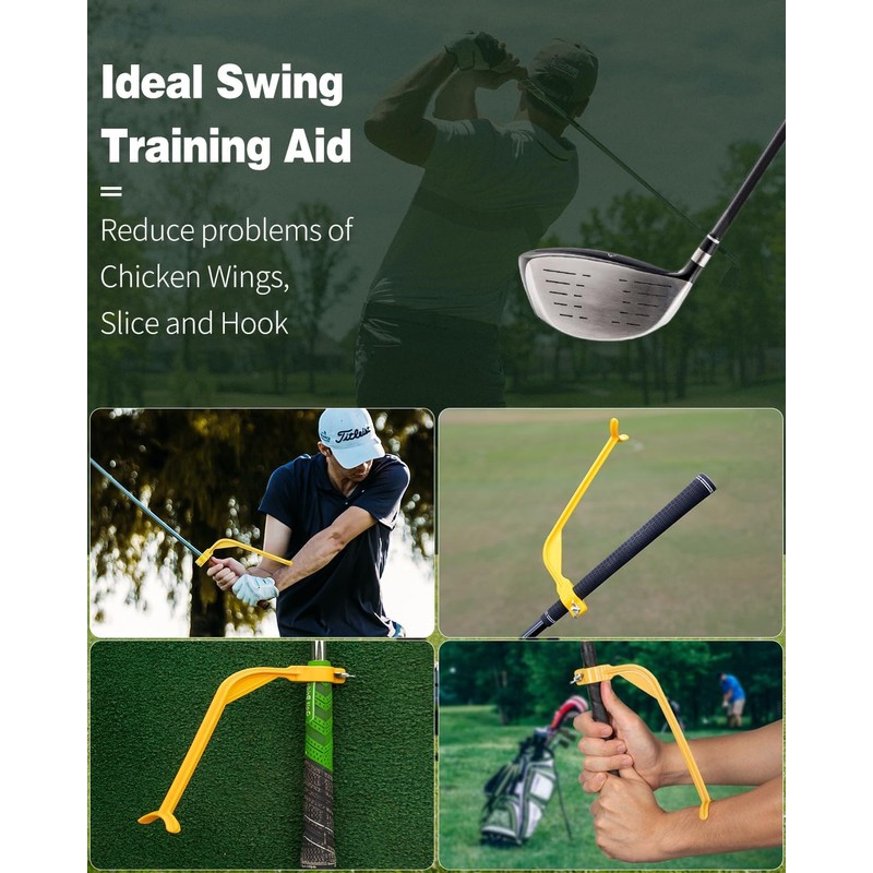 WADY 2 Pcs Golf Swing Trainering & Wrist Hinge Aid