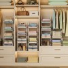 Stackable Closet Organizers and Storage - 4-Tier Stackable Storage Bins,
