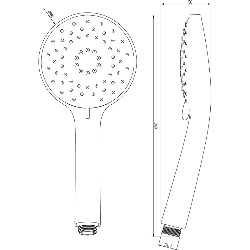 Villeroy & Boch Universal Showers Hand Shower, Shower Head with
