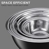 COOK WITH COLOR Stainless Steel Mixing Bowls - 6 Piece