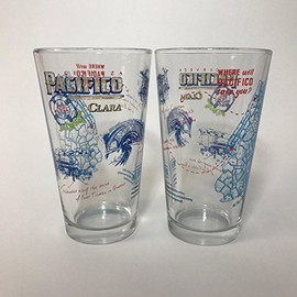 Pacifico Clara Cerveza - New York - 16 Ounce Pint Glass - 2 Pack