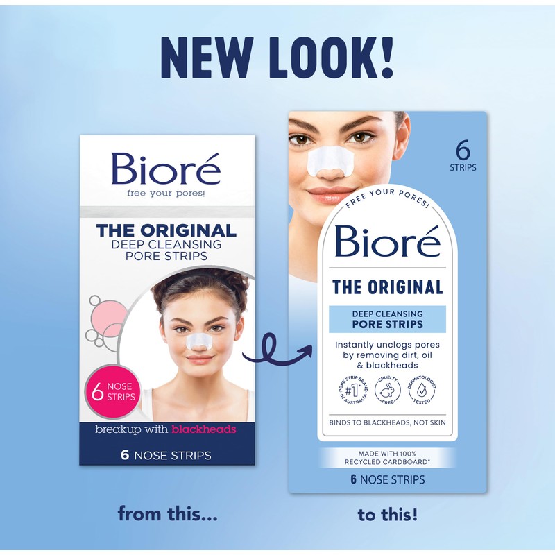 Biore Deep Cleansing Pore Strips, 6 Count