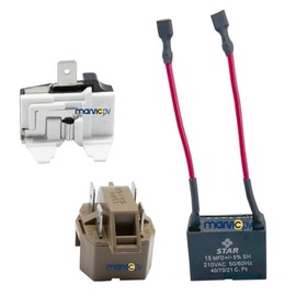 Kit De Arranque Universal Relay Para Refrigerador Bimetalico