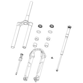 RockShox Unisex - Adult XC30 Pressure Level, Black, One Size