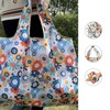Yurleer Large Foldable Shopping Tote Bag Water Resistant Shopping Tote